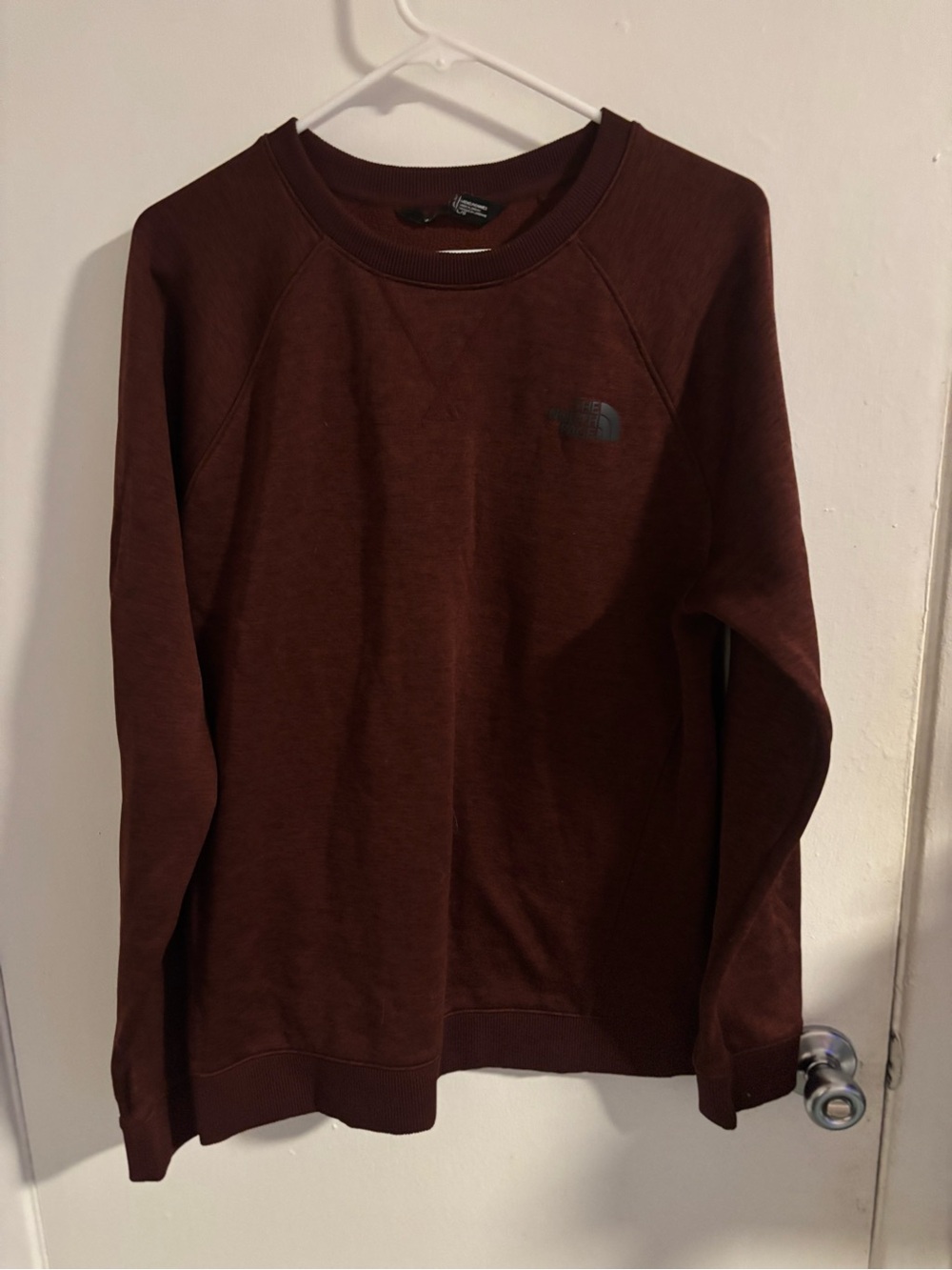 The North Face Men’s Burgundy Crewneck Pullover Sweatshirt Size Large